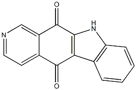 5H-Pyrido[3,4-b]carbazole-5,11(10H)-dione Structure
