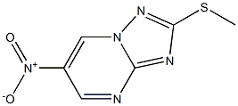 [1,2,4]Triazolo[1,5-a]pyrimidine, 2-(methylthio)-6-nitro- Structure