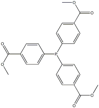 Benzoic acid, 4,4',4''-phosphinylidynetris-, trimethyl ester Structure