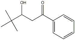 1-Pentanone, 3-hydroxy-4,4-dimethyl-1-phenyl- 구조식 이미지