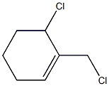 Cyclohexene, 6-chloro-1-(chloromethyl)- Structure