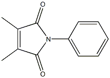 1H-Pyrrole-2,5-dione, 3,4-dimethyl-1-phenyl- Structure