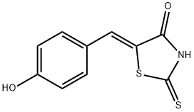4-Thiazolidinone, 5-[(4-hydroxyphenyl)methylene]-2-thioxo-, (5Z)- Structure