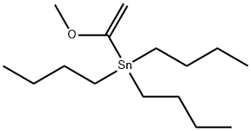 Stannane, tributyl(1-methoxyethenyl)- Structure