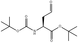 tert-butyl (2S)-2-[(tert-butoxycarbonyl)amino]-4-oxobutanoate Structure