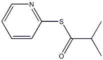 Propanethioic acid, 2-methyl-, S-2-pyridinyl ester 구조식 이미지