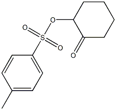 Cyclohexanone, 2-[[(4-methylphenyl)sulfonyl]oxy]- 구조식 이미지