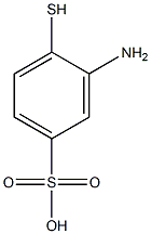 Benzenesulfonic acid, 3-amino-4-mercapto- Structure