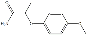 2-(4-methoxyphenoxy)propanamide Structure