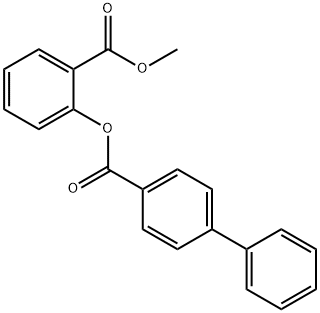 2-(methoxycarbonyl)phenyl 4-biphenylcarboxylate 구조식 이미지