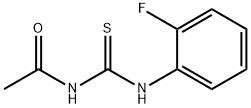 N-{[(2-fluorophenyl)amino]carbonothioyl}acetamide Structure