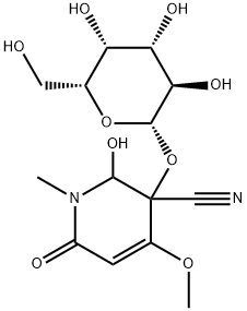 2-hydroxy-4-methoxy-1-methyl-6-oxo-3-[(2S,3R,4S,5R,6R)-3,4,5-trihydroxy-6-(hydroxymethyl)oxan-2-yl]oxy-2H-pyridine-3-carbonitrile 구조식 이미지