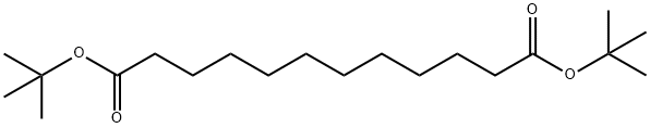 Dodecanedioic acid, bis(1,1-dimethylethyl) ester Structure