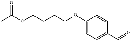 Benzaldehyde, 4-[4-(acetyloxy)butoxy]- Structure