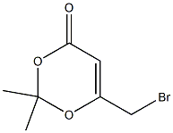 4H-1,3-Dioxin-4-one, 6-(bromomethyl)-2,2-dimethyl- Structure