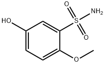 Benzenesulfonamide, 5-hydroxy-2-methoxy- Structure