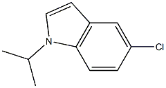 1H-Indole, 5-chloro-1-(1-methylethyl)- Structure