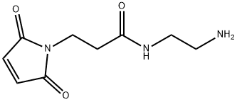 N-(2-aminoethyl)-3-(2,5-dioxo-2H-pyrrol-1(5H)-yl)propanamide HCl 구조식 이미지