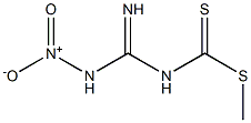 Carbamodithioic acid, [imino(nitroamino)methyl]-, methyl ester 구조식 이미지