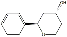 (2R,4R)-2-phenyloxan-4-ol 구조식 이미지