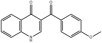 4(1H)-Quinolinone, 3-(4-methoxybenzoyl)- Structure