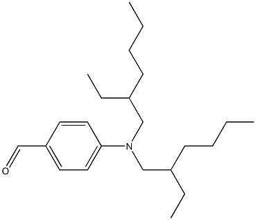 Benzaldehyde, 4-[bis(2-ethylhexyl)amino]- 구조식 이미지