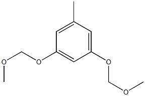 Benzene, 1,3-bis(methoxymethoxy)-5-methyl- 구조식 이미지