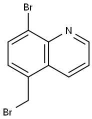 Quinoline, 8-bromo-5-(bromomethyl)- Structure