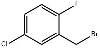 2-(bromomethyl)-4-chloro-1-iodobenzene 구조식 이미지