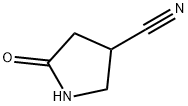 3-Pyrrolidinecarbonitrile, 5-oxo- 구조식 이미지