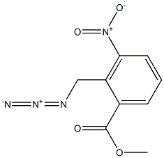 Benzoic acid, 2-(azidomethyl)-3-nitro-, methyl ester 구조식 이미지