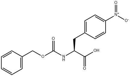 4-nitro-N-[(phenylmethoxy)carbonyl]- DL-Phenylalanine Structure