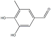 Benzaldehyde, 3,4-dihydroxy-5-methyl- 구조식 이미지