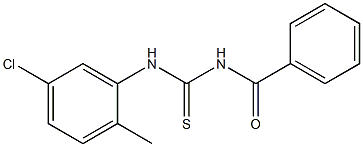 Benzamide, N-[[(5-chloro-2-methylphenyl)amino]thioxomethyl]- Structure