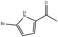 1-(5-bromo-1H-pyrrol-2-yl)ethanone 구조식 이미지