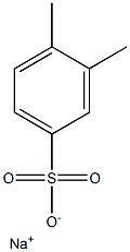 Benzenesulfonic acid, 3,4-dimethyl-, sodium salt Structure