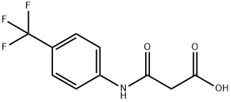 Propanoic acid, 3-oxo-3-[[4-(trifluoromethyl)phenyl]amino]- 구조식 이미지