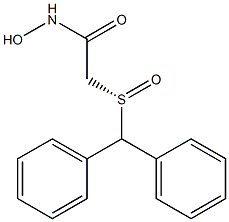 Acetamide, 2-[(S)-(diphenylmethyl)sulfinyl]-N-hydroxy- 구조식 이미지