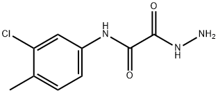 N-(3-chloro-4-methylphenyl)-1-(hydrazinecarbonyl)formamide 구조식 이미지