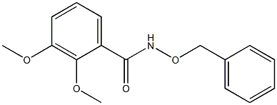 2,3-dimethoxy-N-phenylmethoxybenzamide Structure