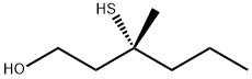 1-Hexanol, 3-mercapto-3-methyl-, (3R)- Structure