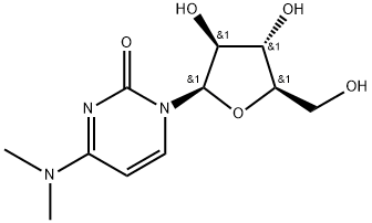 2(1H)-Pyrimidinone, 1-b-D-arabinofuranosyl-4-(dimethylamino)- Structure