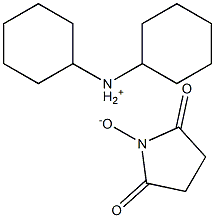 N-HYDROXYSUCCINIMIDE DICYCLOHEXYLAMINE SALT 구조식 이미지