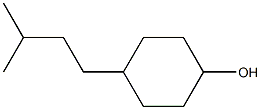 Cyclohexanol, 4-(3-methylbutyl)- Structure