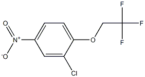 Benzene, 2-chloro-4-nitro-1-(2,2,2-trifluoroethoxy)- Structure