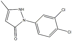 2-(3,4-dichlorophenyl)-5-methyl-1H-pyrazol-3-one Structure