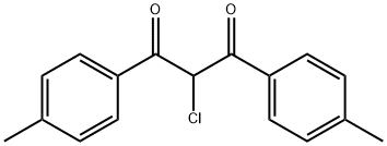 2-chloro-1,3-bis(4-methylphenyl)propane-1,3-dione Structure