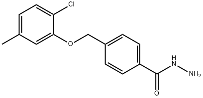 4-[(2-chloro-5-methylphenoxy)methyl]benzohydrazide 구조식 이미지