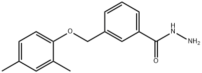 3-[(2,4-dimethylphenoxy)methyl]benzohydrazide Structure