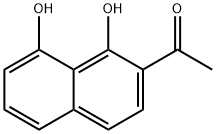 Ethanone, 1-(1,8-dihydroxy-2-naphthalenyl)- Structure